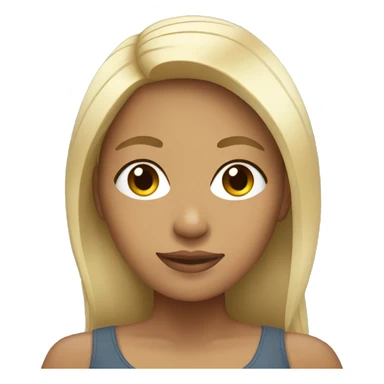 Peruvian women with blonde hair sticker