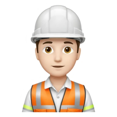 Ingeniera casco blanco sticker