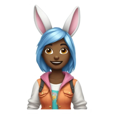 Ana Rita is a bad bunny sticker