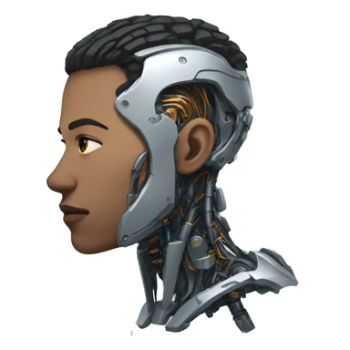 cyborg mindblowing sticker