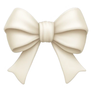 bow in milk color sticker