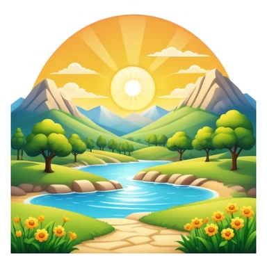 Noon morning evening sticker