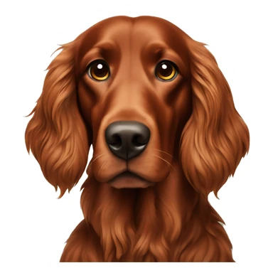Irish setter dog  sticker