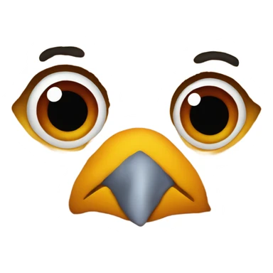 Chicken nugget with eyes  sticker