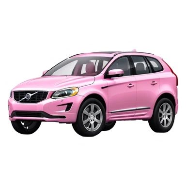 Pink volvo xc60 sticker