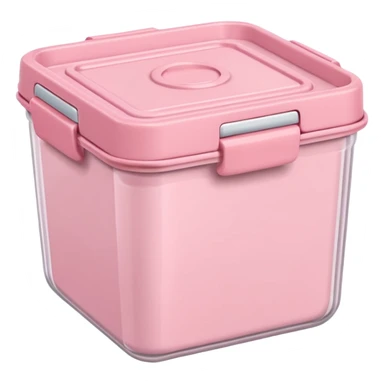 pastel pink food container sticker
