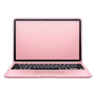 Light pink laptop sticker