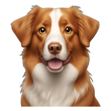 nova scotia duck toller sticker