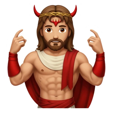 Jesus defeated the devil sticker