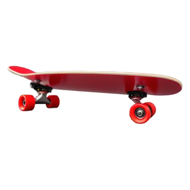 Red skateboard sticker
