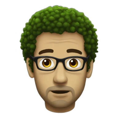 Moss from it crowd sticker