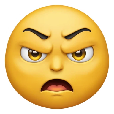 Mad emoji  sticker
