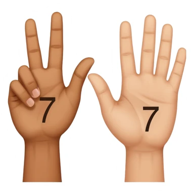 Fuse 🤷‍♂️6️⃣7️⃣ ( make the 6 and 7 go on his hands) sticker