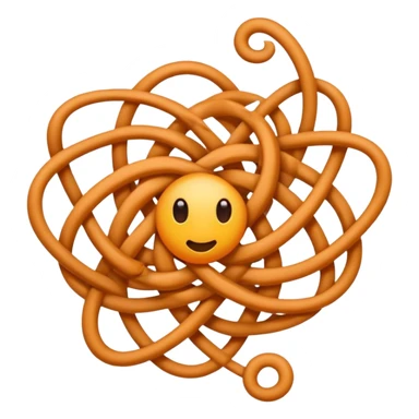 Tangle with piercing   sticker