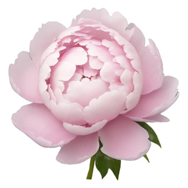 Light pink peonies  sticker