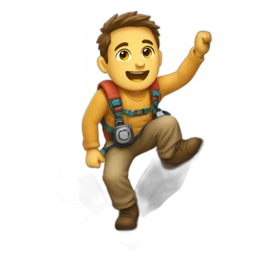 crypto climber sticker