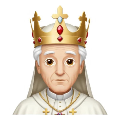 Uncle Sam as pope sticker