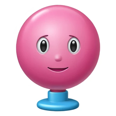 Pink gumball faceless sticker