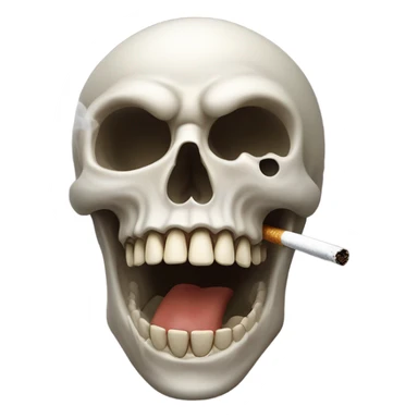 🥴 smoking a cigarette  sticker