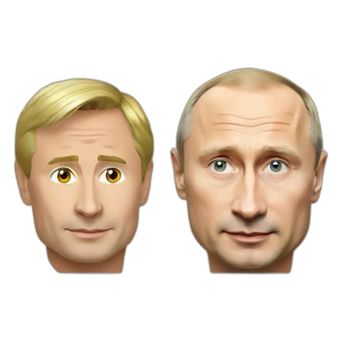 Vladimir Putin and zelensky sticker