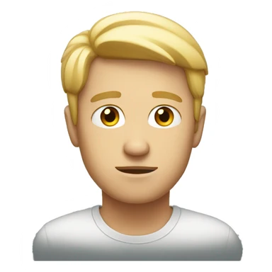 "white guy stares intensely into distance" sticker