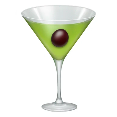 Face mask with martini sticker