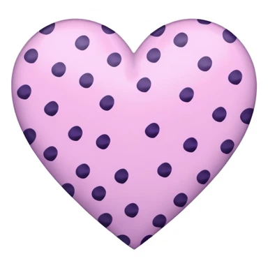Pastel pink leopard print heart with pastel purple spots sticker
