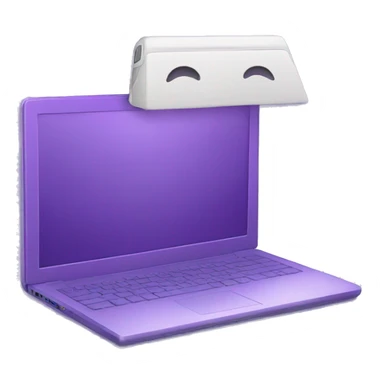 ultra violet laptop sticker