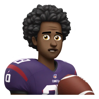 Washington commanders crying football  sticker