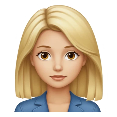 Tipos de rubio en mujer  con californianas  sticker