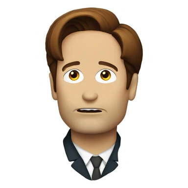 mulder x files sticker