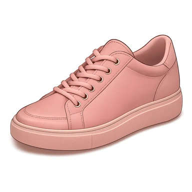 pink shoe, digital illustration sticker