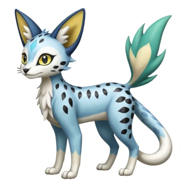 Meloetta-Trico-Silvally-Nargacuga-Sergal-Serval-Cresselia-Fakémon-creature-hybrid sticker