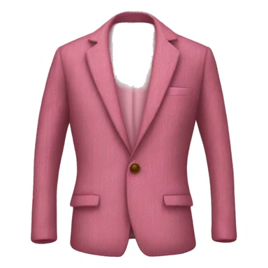 Pink tweed blazer sticker