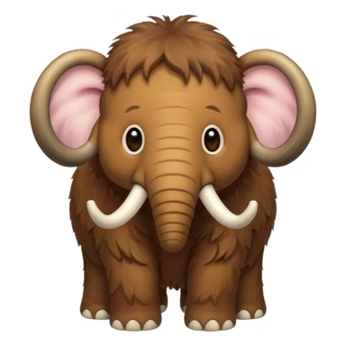 baby mammoth sticker