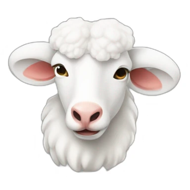 Chèvre cornes langue sticker