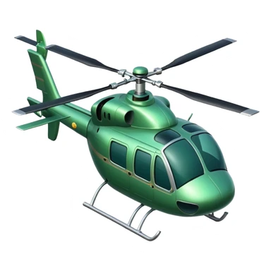 anatomically correct helicopter, green sticker