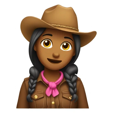 Cowgirl horse  sticker