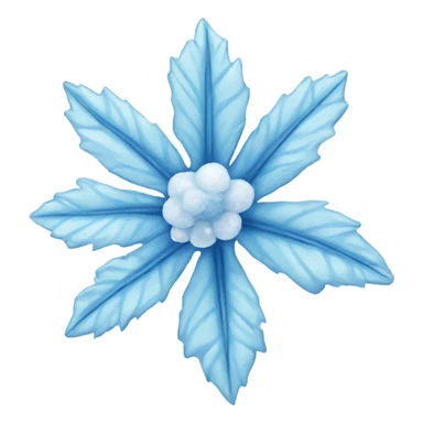 Ice flower sticker