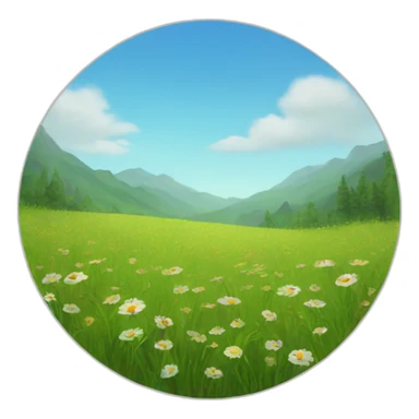 meadow sticker