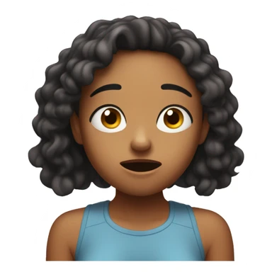 girl stressing about losing her tiktok drafts sticker