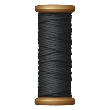 an empty spool of thread sticker