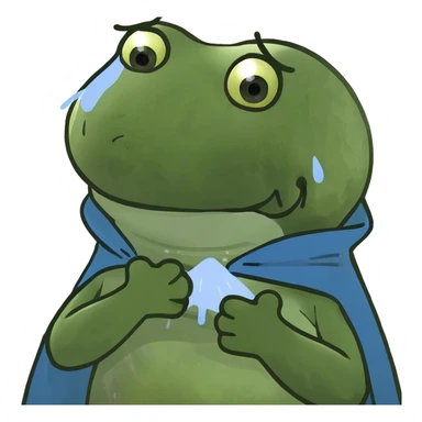 cat with praying hands crying laughing sticker