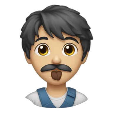 Bisous sur la joue sticker