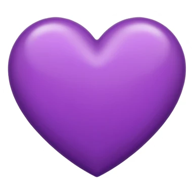 Aesthetic purple heart sticker