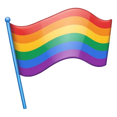 Gay flag sticker