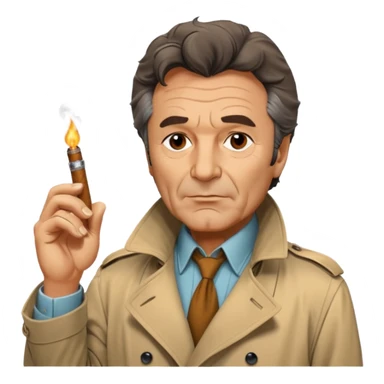 Peter Falk as Columbo sticker