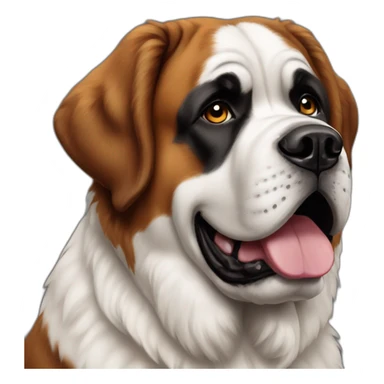 St bernard sticker