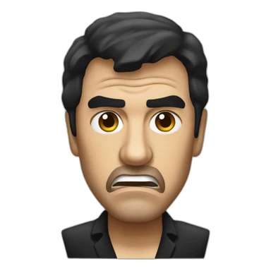 angry tony montana sticker