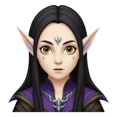 Dark elf sticker